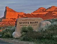 Scotts Bluff Entrance Sign - Scotts Bluff National Monument, NE