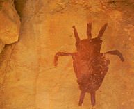 Snake Gulch pictograph
