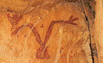 Snake Gulch pictograph