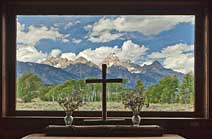 Transfiguration Chapel Altar - Moose, Wyoming