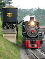 Tweetsie Railroad Locomotive at the Water Tank