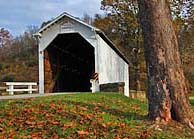White Covered Bridge - Greene County, Pennsylvania