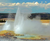 Yellowstone Geyser - Yellowstone National Park